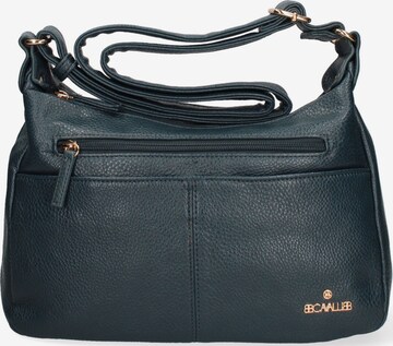 Borsa a spalla 'Borsa a Tracolla Donna Ecopelle con Zip e Tasche Multiple - B Cavalli' di B. Cavalli in blu: frontale