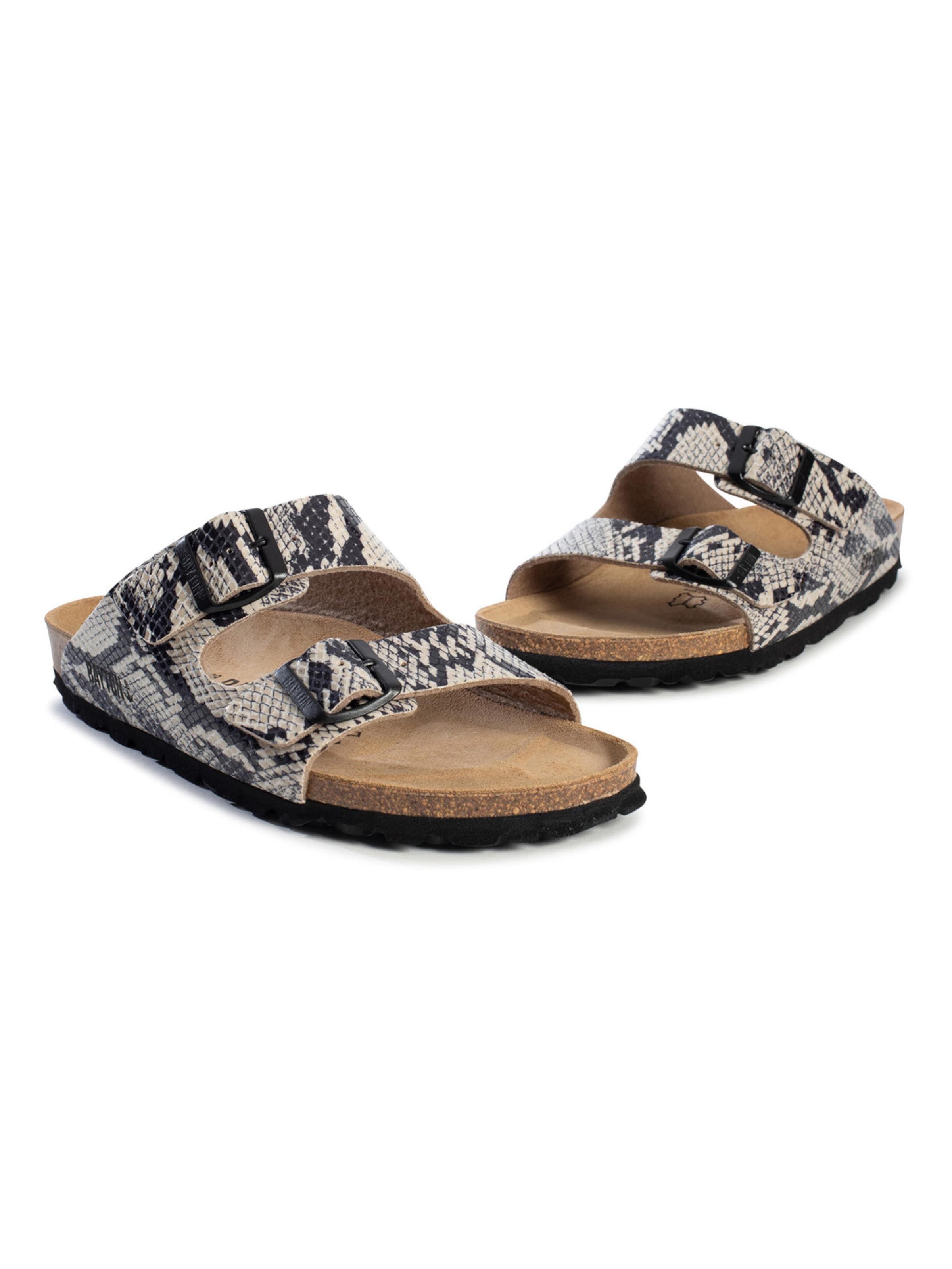 Bayton Pantoletter 'Atlas' i blandingsfarvet