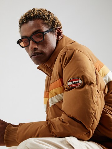 INDICODE JEANS Winterjas 'Pardon' in Bruin
