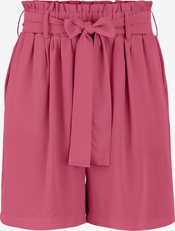 Pantaloni 'Avery' di PIECES in rosa: frontale