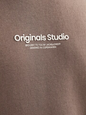 JACK & JONES Sweatshirt 'JORVesterbro' in Brown