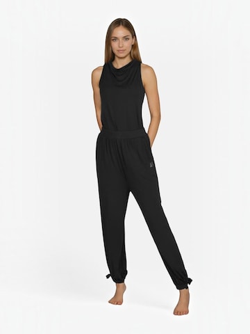 CURARE Yogawear Loosefit Sporthose 'Wide Pants Loops - Black'‌‌‌‌‌‌‌‌ in Schwarz