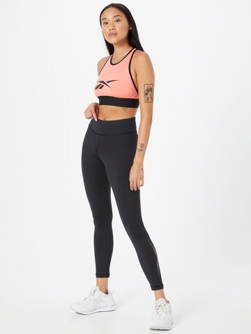 Reebok Skinny Παντελόνι φόρμας σε μαύρο