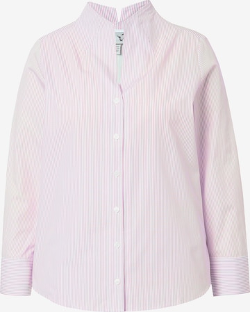 Ulla Popken Blouse in Roze: voorkant