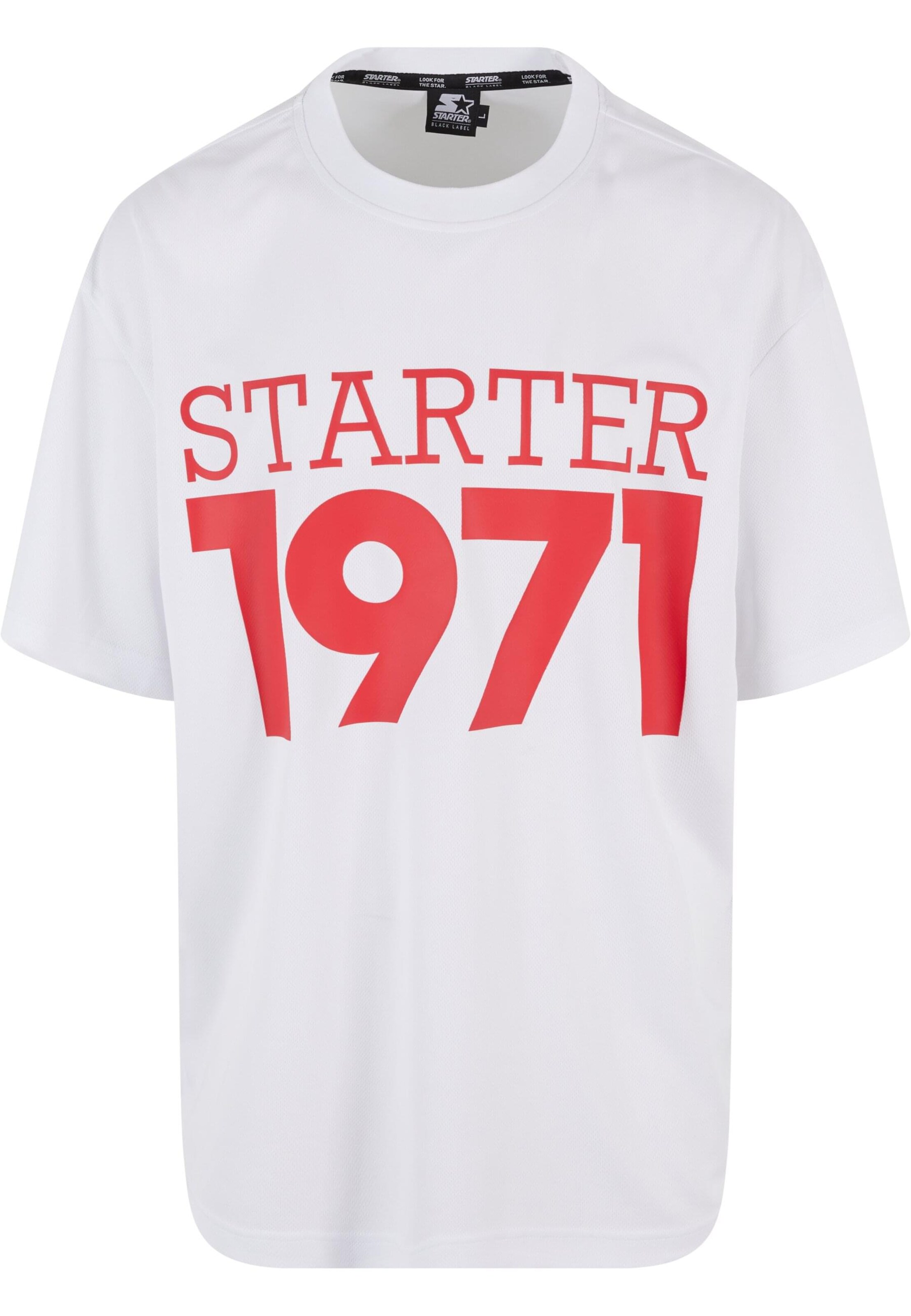 Starter T-Shirt 'Train Day' in Weiß: Vorderseite