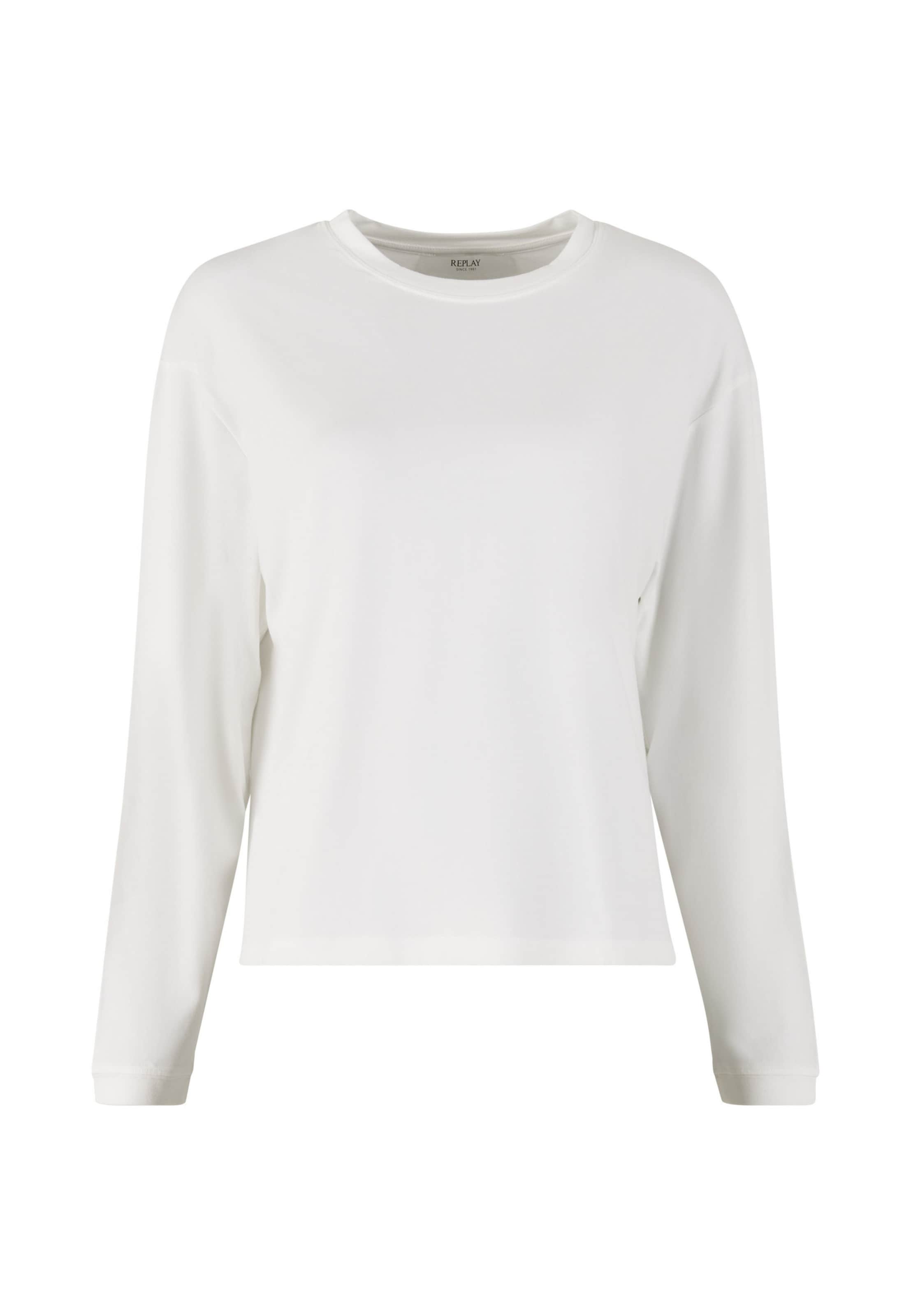 REPLAY Shirt in Weiß: Vorderseite