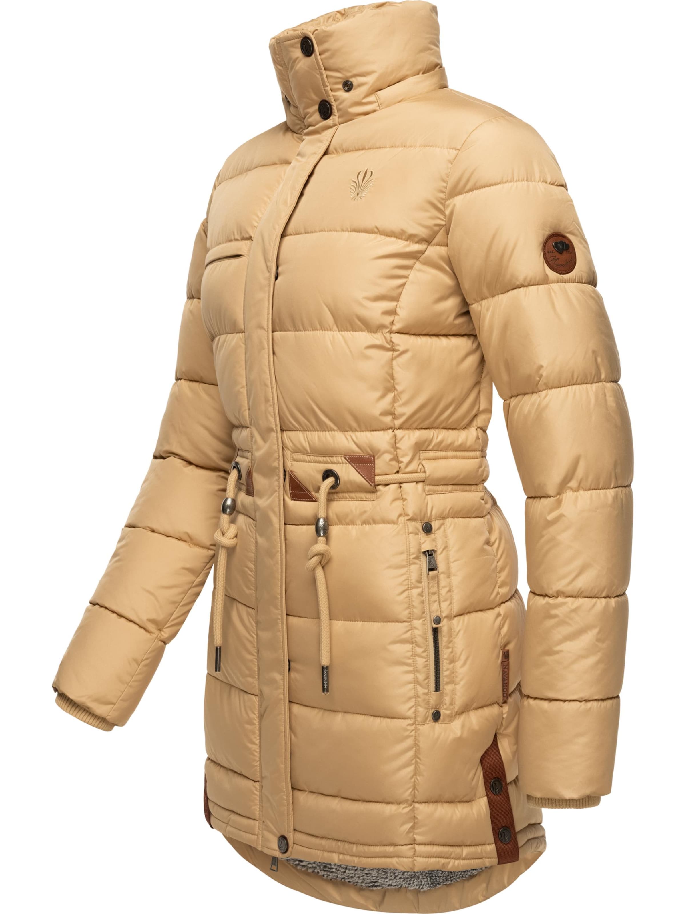 NAVAHOO Zimný kabát 'Daliee' - Béžová