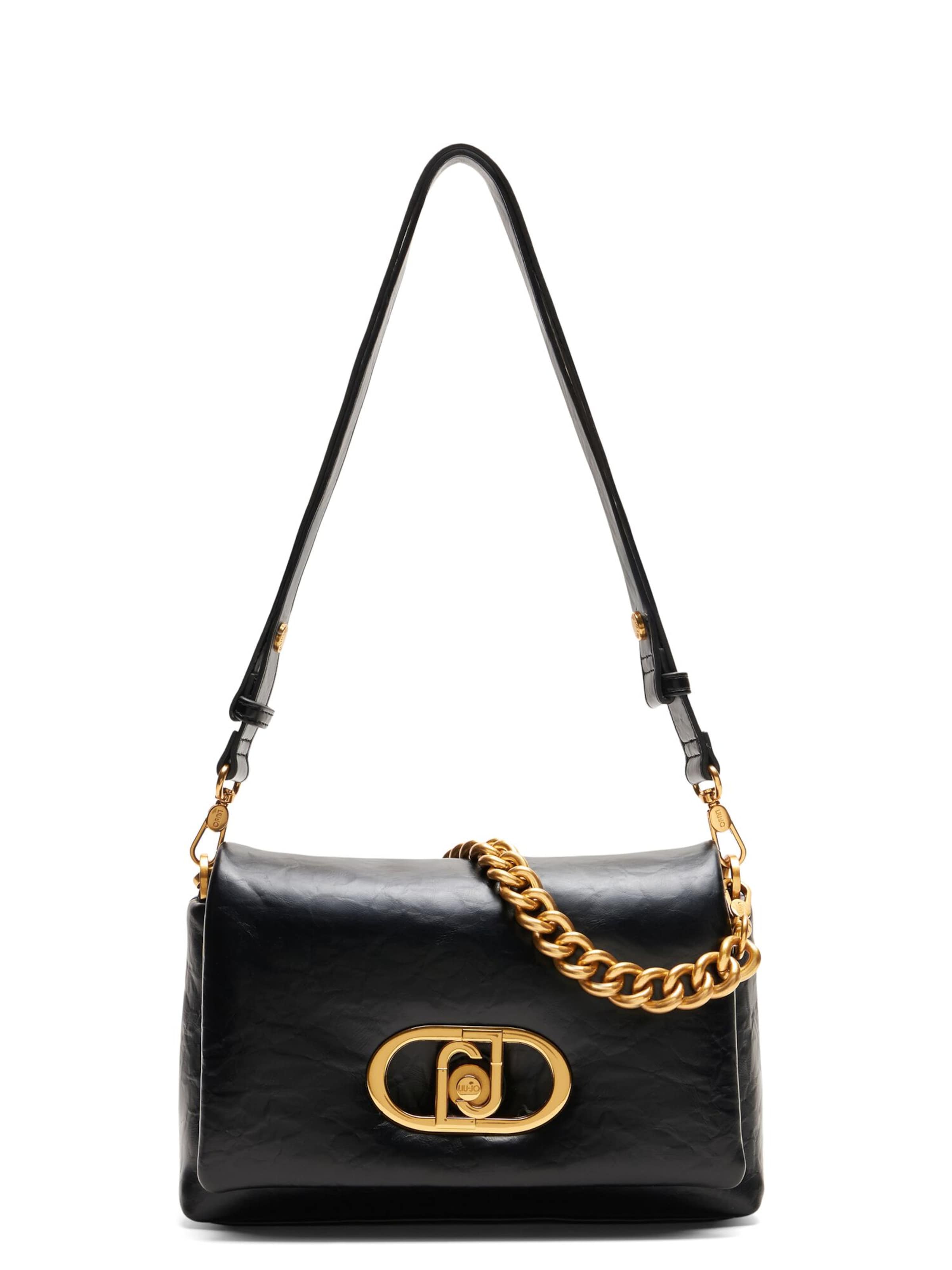 Liu Jo Taška přes rameno 'Lapuffy' – černá: přední strana