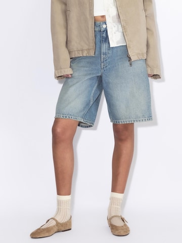 Dr. Denim Loosefit Jeans 'Asra Shorts'‌ in Blau