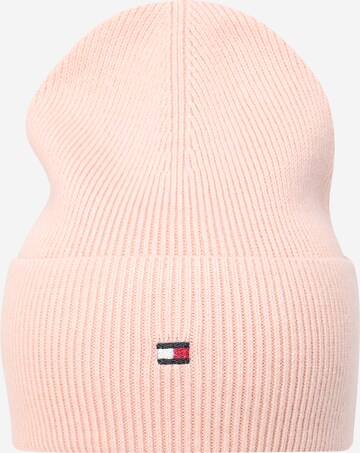 TOMMY HILFIGER Mütze 'Essential' in Pink