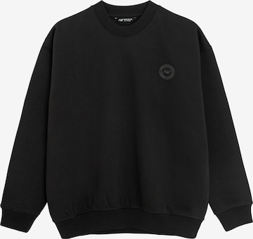 juoda NoWear Megztinis be užsegimo: priekis