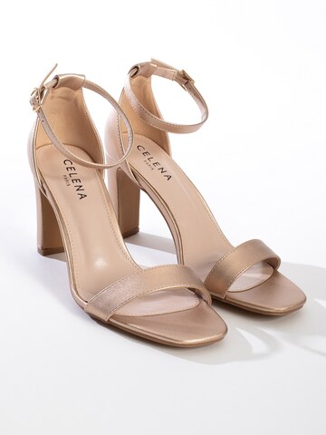 Sandales 'Carmen' Celena en or