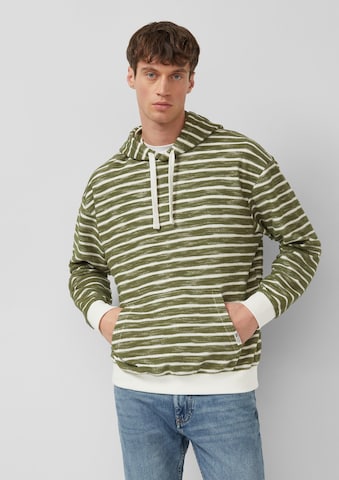 Sweat-shirt s.Oliver en vert : devant