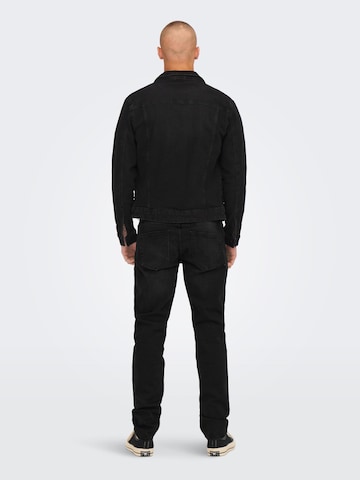 Only & Sons Regular Jeans 'ONSWeft' in Schwarz