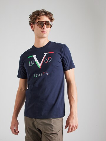 19V69 ITALIA Shirt 'PEDRO' in Blue: front