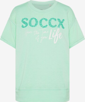 Soccx Sweatshirt in Green: front