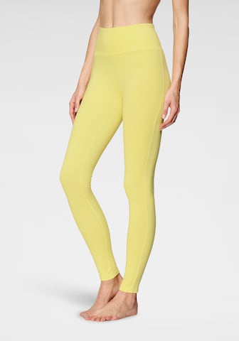 LASCANA Skinny Leggings in Yellow: front