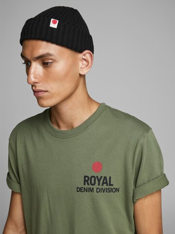 Bonnet JACK & JONES en noir : devant