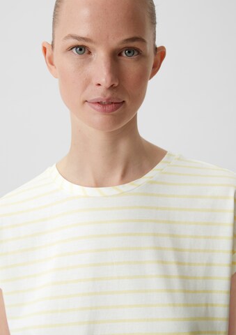 T-shirt comma casual identity en blanc