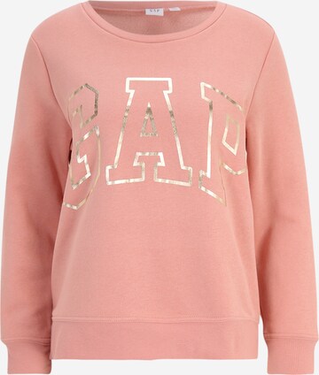 Sweat-shirt Gap Petite en rose : devant