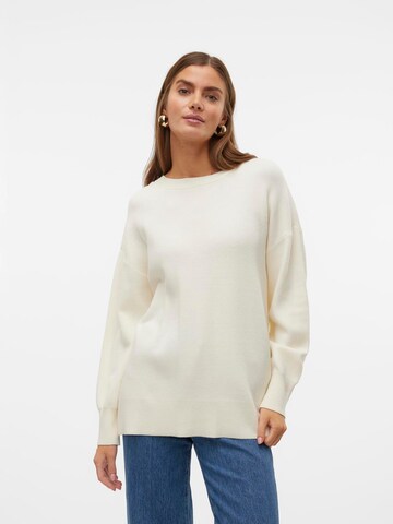 VERO MODA Πουλόβερ 'VMNancy' σε μπεζ: μπροστά