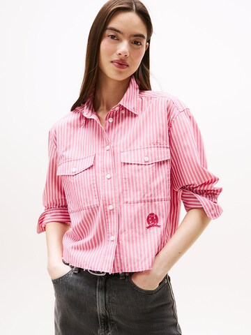 Tommy Jeans Bluse in Pink