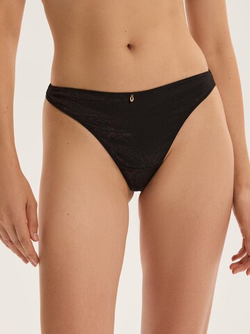 ESOTIQ - Tanga 'Charm' en negro