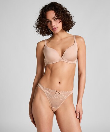 String 'Sully' Hunkemöller en beige : devant