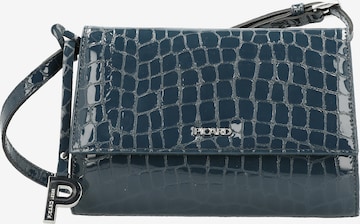 Picard Clutch 'Auguri' in Blue: front