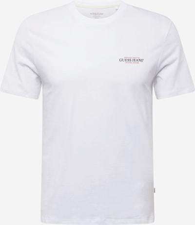 GUESS JEANS Majica 'American Tradition' u crvena / crna / bijela, Pregled proizvoda