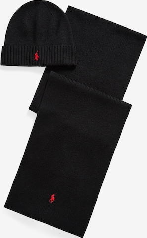 Polo Ralph Lauren Σκούφος σε μαύρο: μπροστά