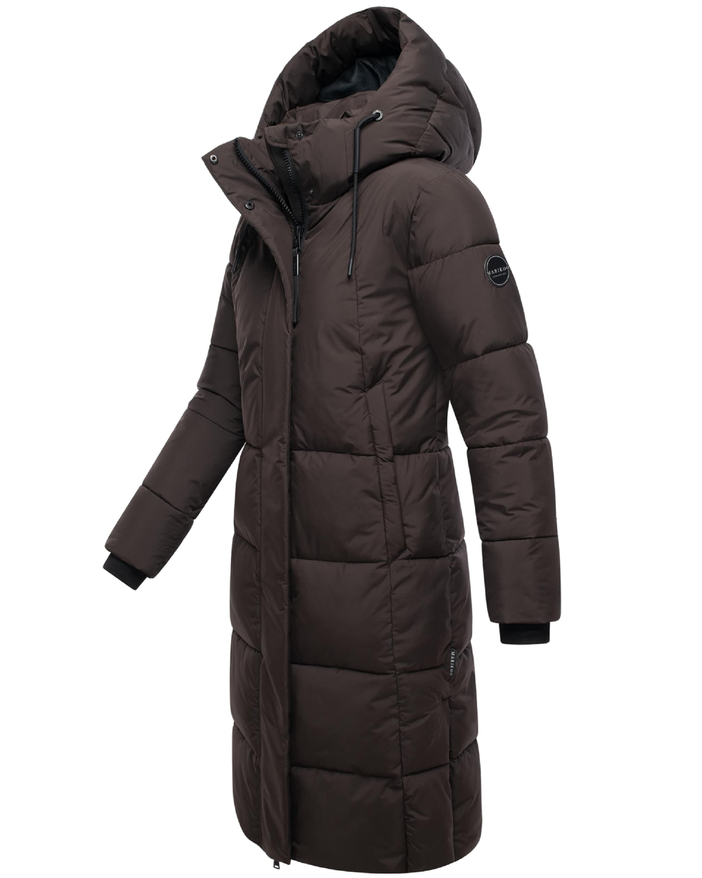 MARIKOO Winter Coat 'Chumanii XVI' in Brown