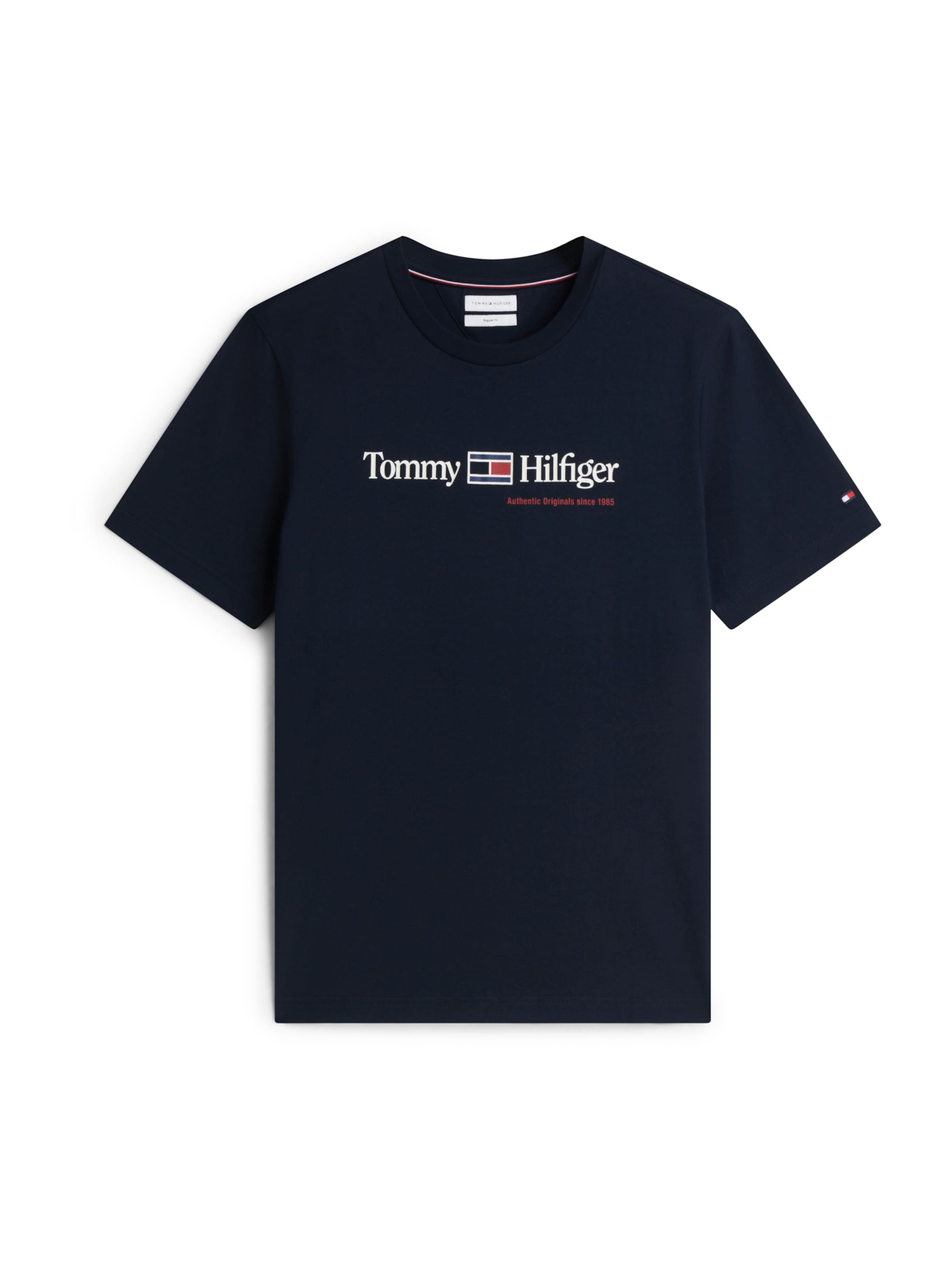 TOMMY HILFIGER Тениска 'Brand Love' в синьо: отпред