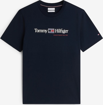 TOMMY HILFIGER Тениска 'Brand Love' в синьо: отпред