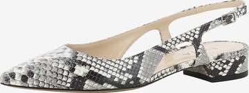 EVITA Slingback Pumps in Grey: front