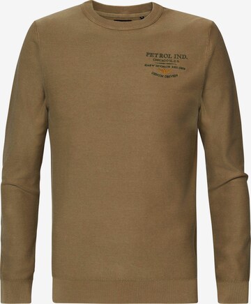 Petrol Industries Sweater 'Barlett' in Brown: front