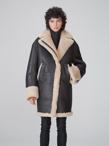 VESPUCCI BY VSP Winter Coat 'Eleonore' in Brown