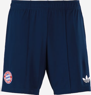 ADIDAS ORIGINALS Regular Sports trousers 'FC Bayern München 26-27' in Blue: front