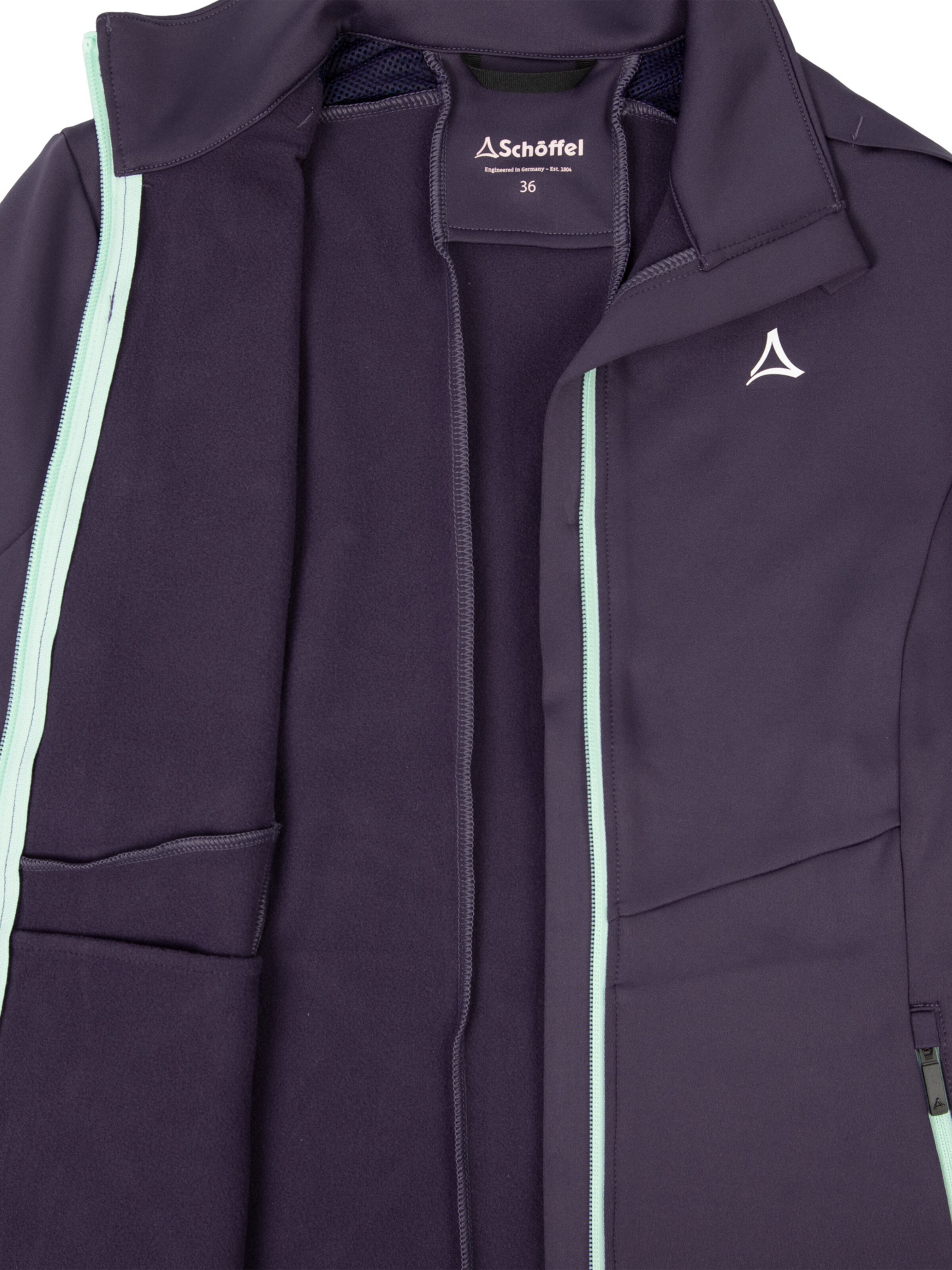 Giacca di pile funzionale 'Grassen' di Schöffel in lilla