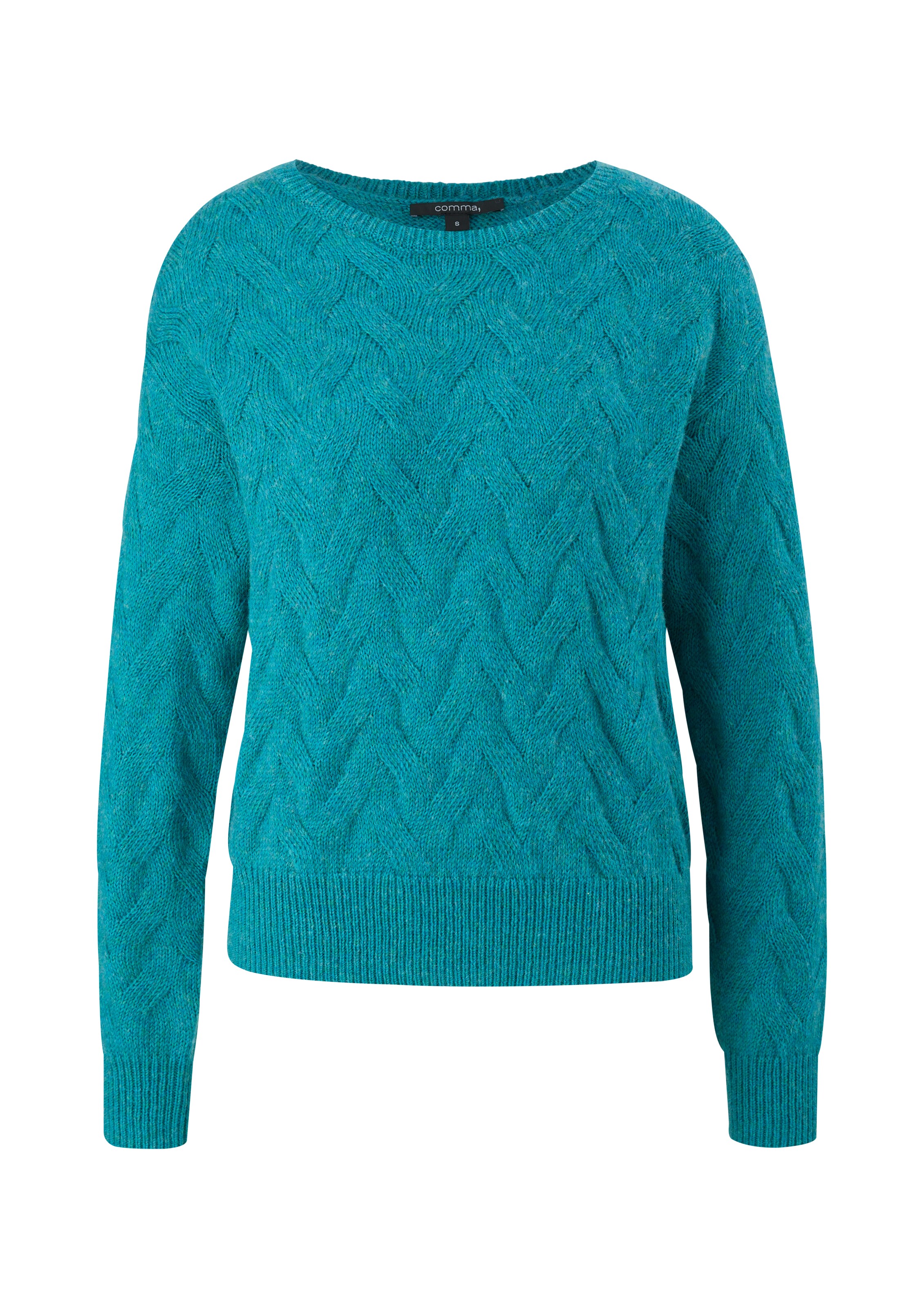 COMMA Pullover in Grün: Vorderseite