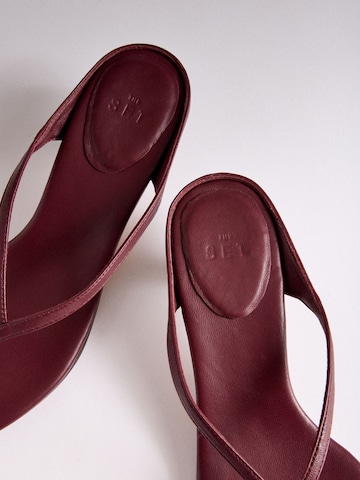 Tongs The Set en rouge