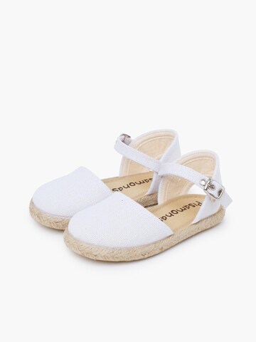 Sandales Pisamonas en blanc