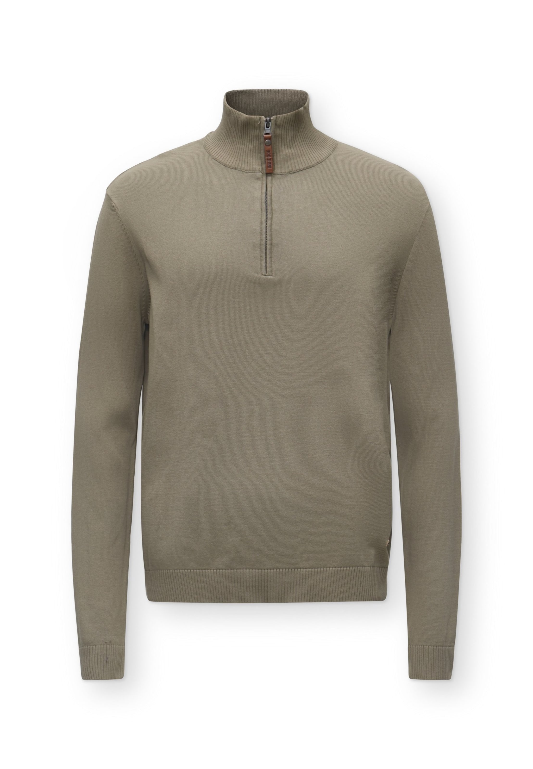 Pull-over 'Arkmill' INDICODE JEANS en vert : devant