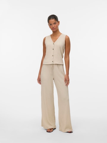 VERO MODA - Pierna ancha Pantalón 'VMLina' en beige