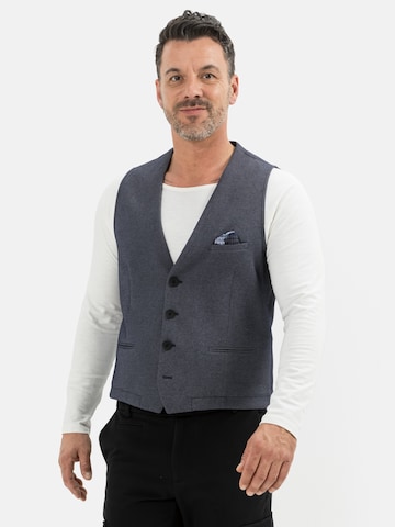 CALAMAR Gilet in Blauw: voorkant