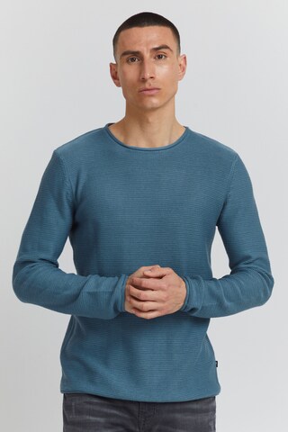 !Solid Pullover in Blau: predná strana