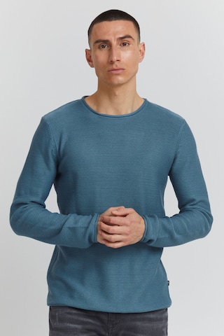 !Solid Strickpullover in Blau: predná strana