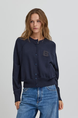 Ball Sweatjacke 'ALBERTA' in Blau: Vorderseite