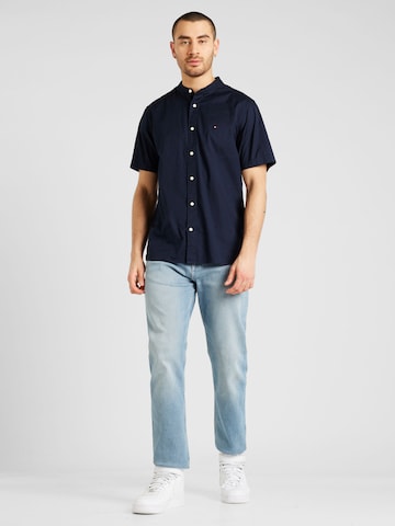 TOMMY HILFIGER Regular Fit Hemd 'Flex' in Blau