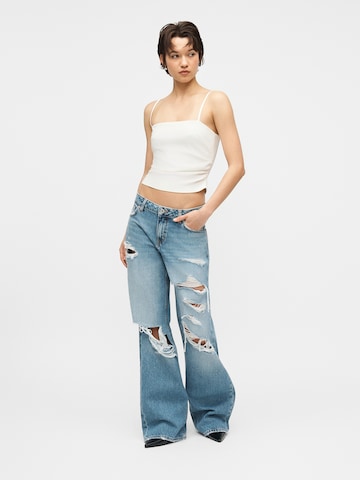 HUGO Wide Leg Jeans 'Gamala' in Blau